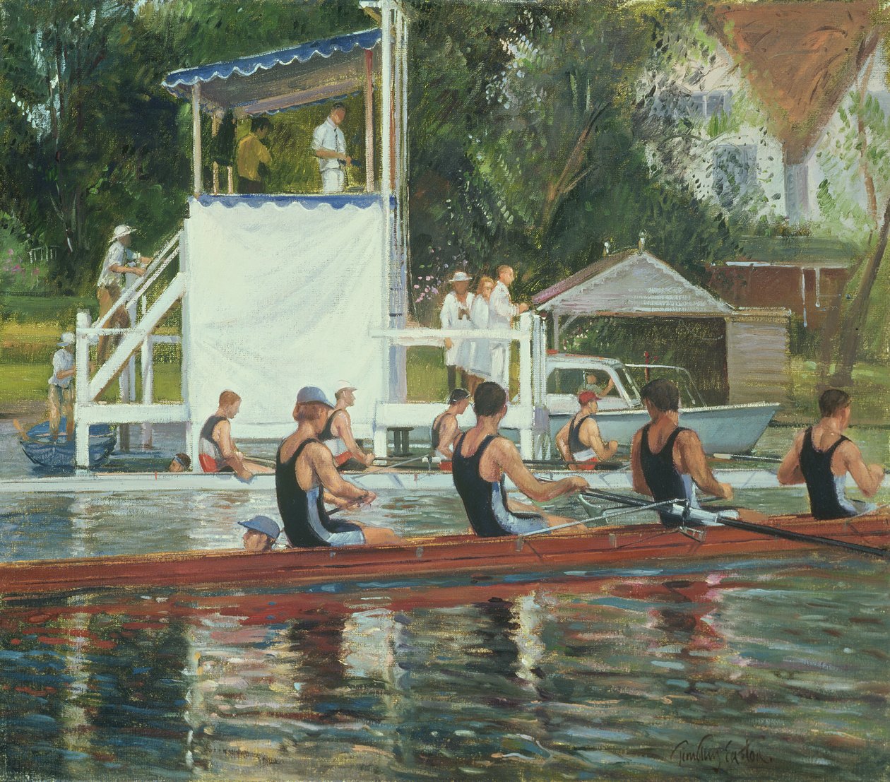 Innan pressläktaren, Henley av Timothy Easton