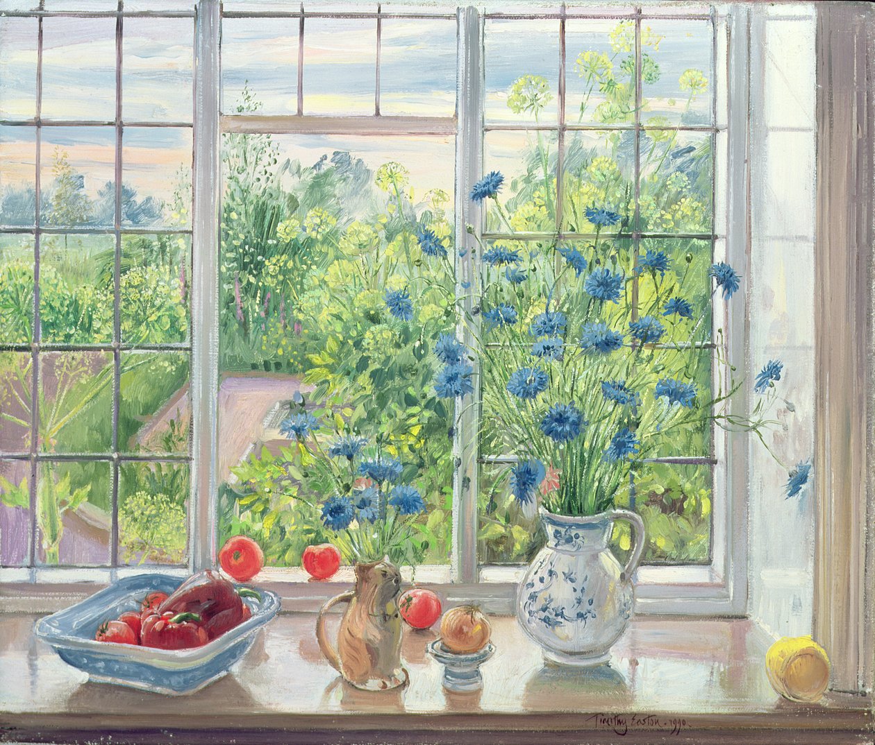 Blåklint och köksträdgård av Timothy Easton