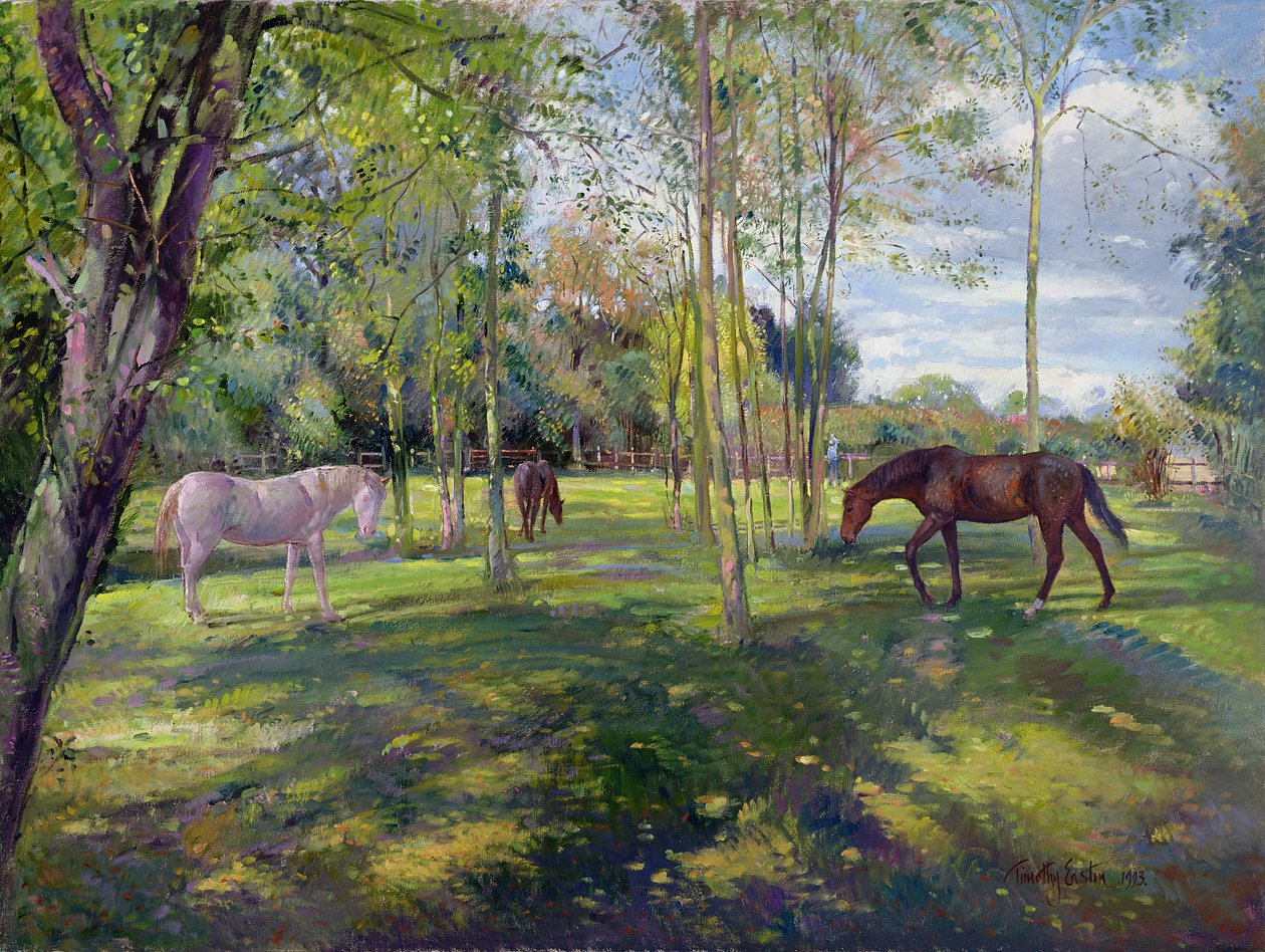 In the Rectory Paddock, 1993 av Timothy Easton