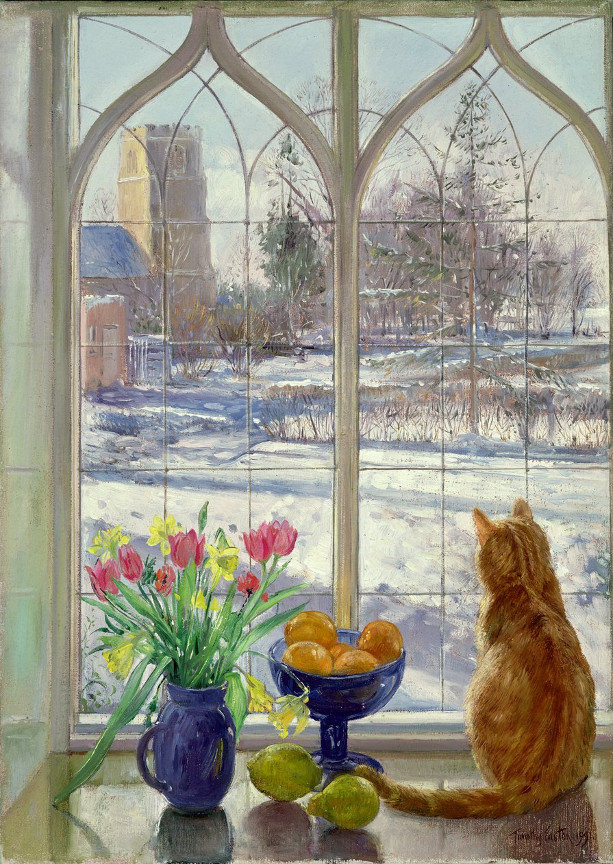 Snow Shadows och Cat av Timothy Easton
