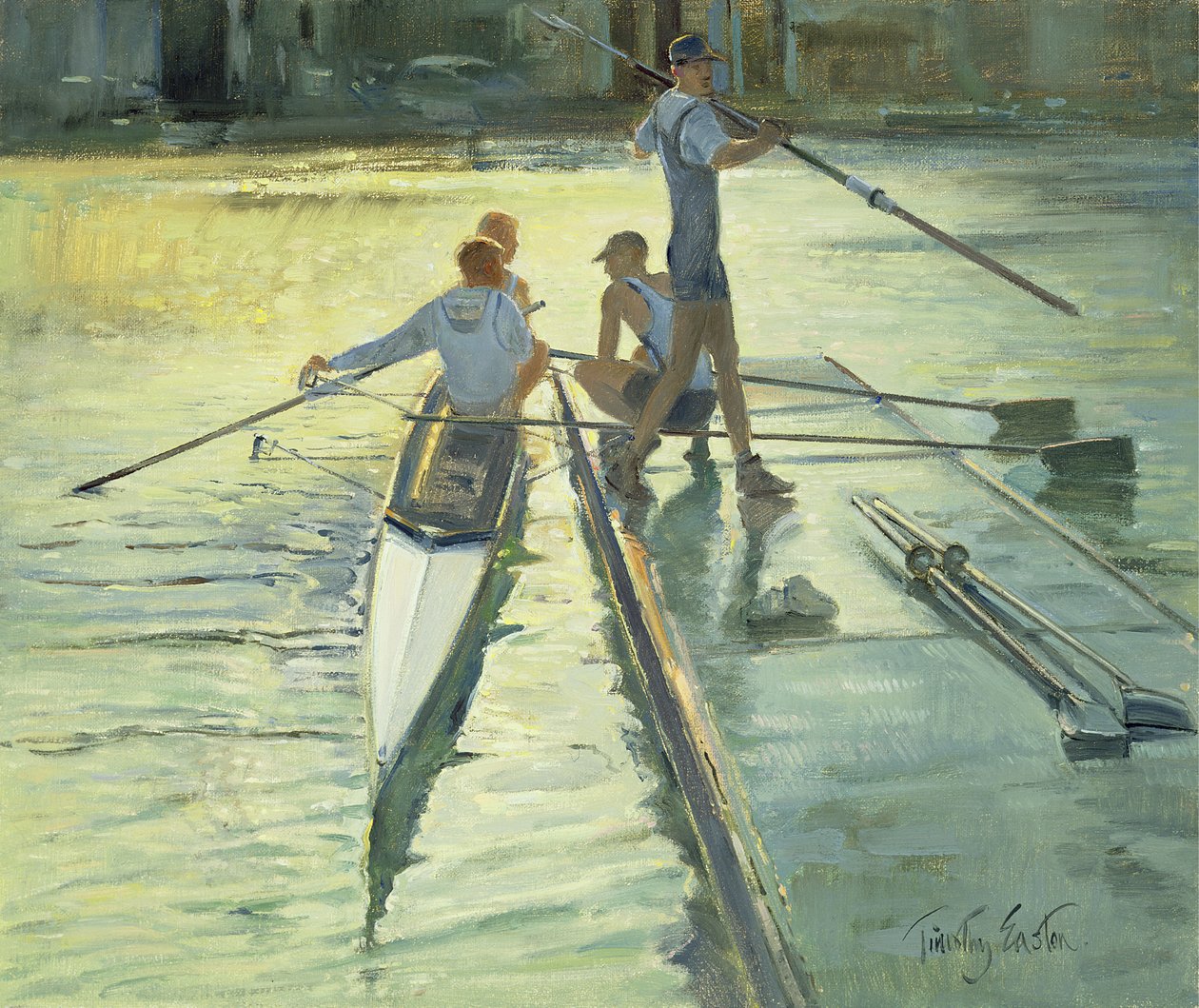 Solnedgångsflotte av Timothy Easton