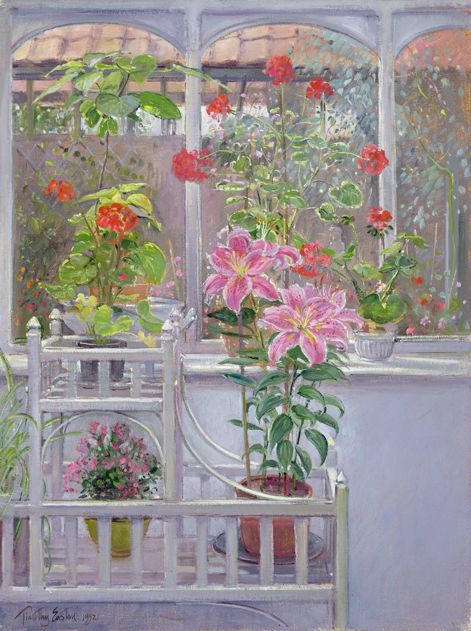 Genom konservatoriets fönster, 1992 av Timothy Easton