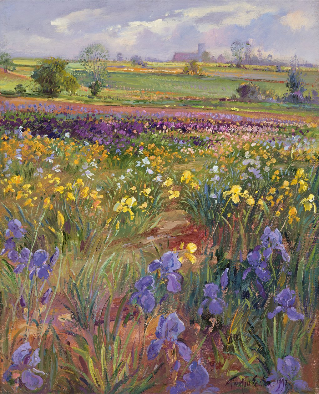 Mot Burgate kyrka av Timothy Easton