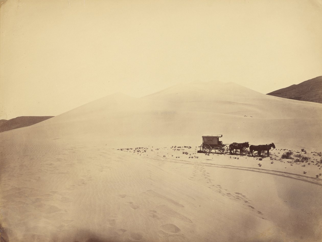 Desert Sand Hills near Sink of Carson, Nevada av Timothy H. OSullivan