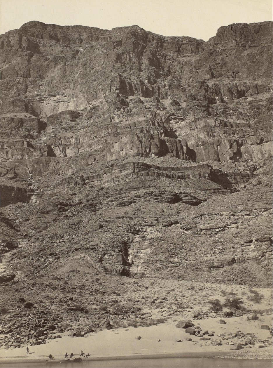 Wall in the Grand Canyon, Colorado River av Timothy H. OSullivan