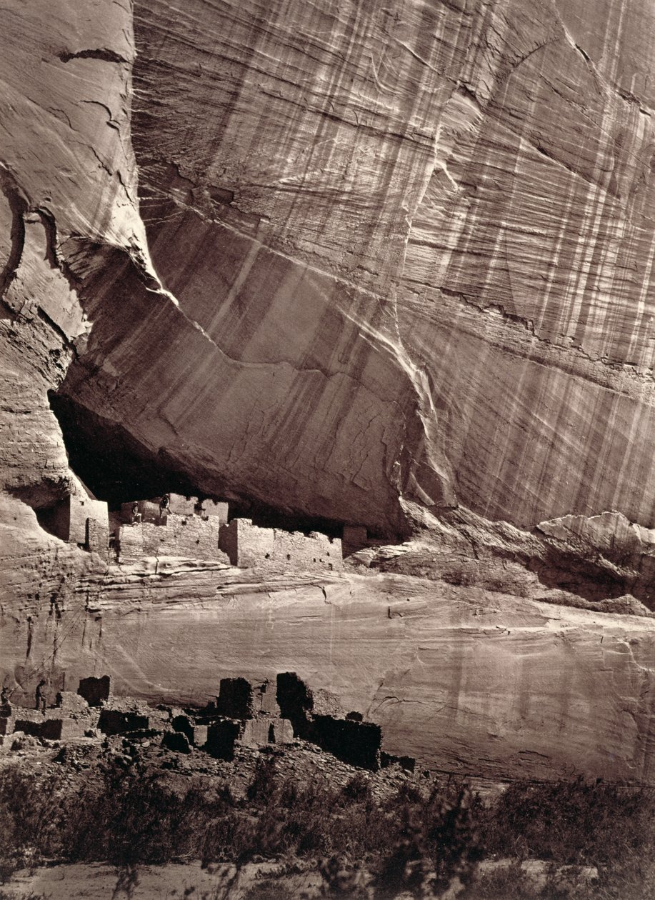 Canyon de Chelles forntida ruiner, 1873 (albumenprint) av Timothy O