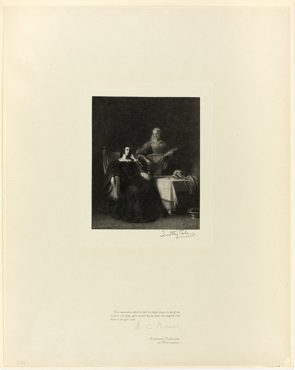 Catherine of Aragon and her Maid, från Old English Masters av Timothy Cole