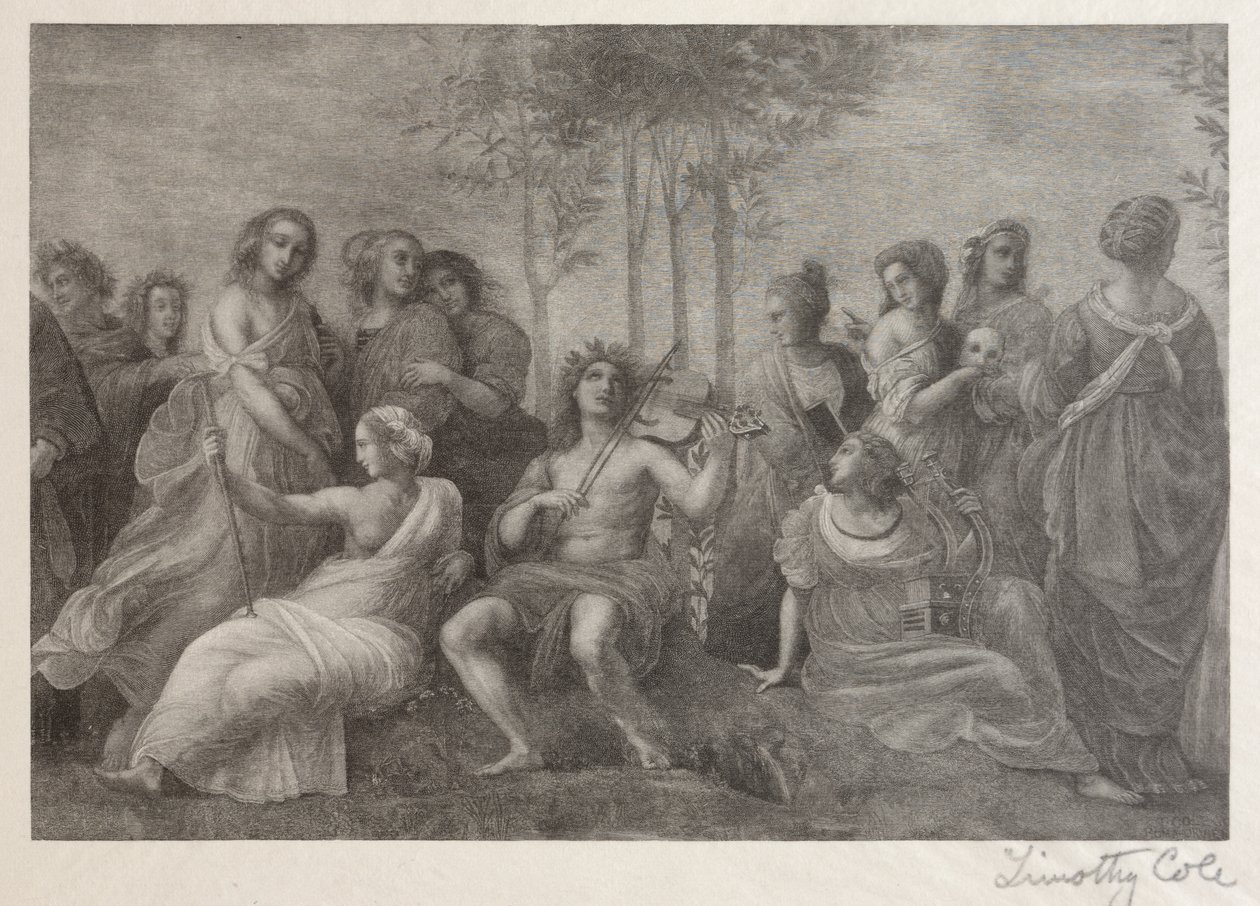Gamla italienska mästare: Parnassus, 1888-1892. av Timothy Cole