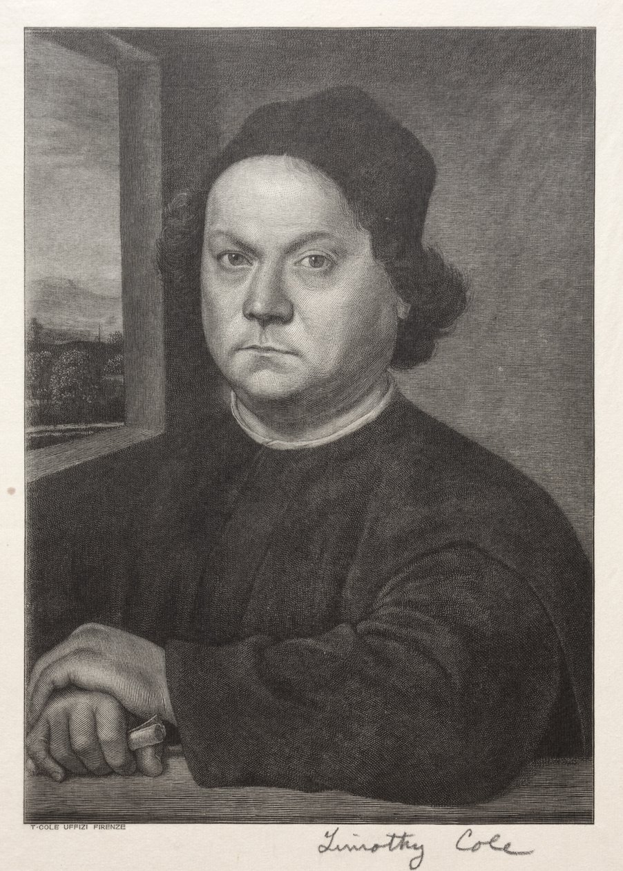 Gamla italienska mästare: Porträtt av Andrea Verrocchio, 1888-1892. av Timothy Cole