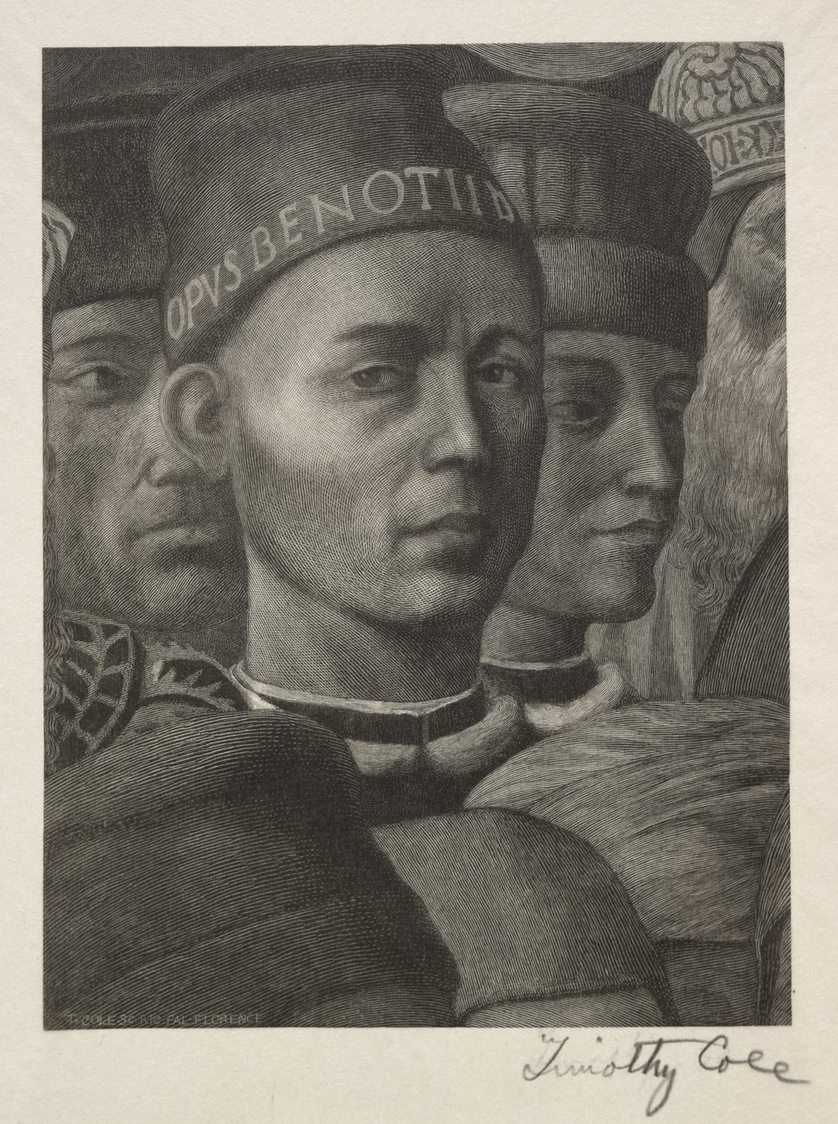 Gamla italienska mästare: Porträtt av Benozzo Gozzoli, 1888-1892. av Timothy Cole