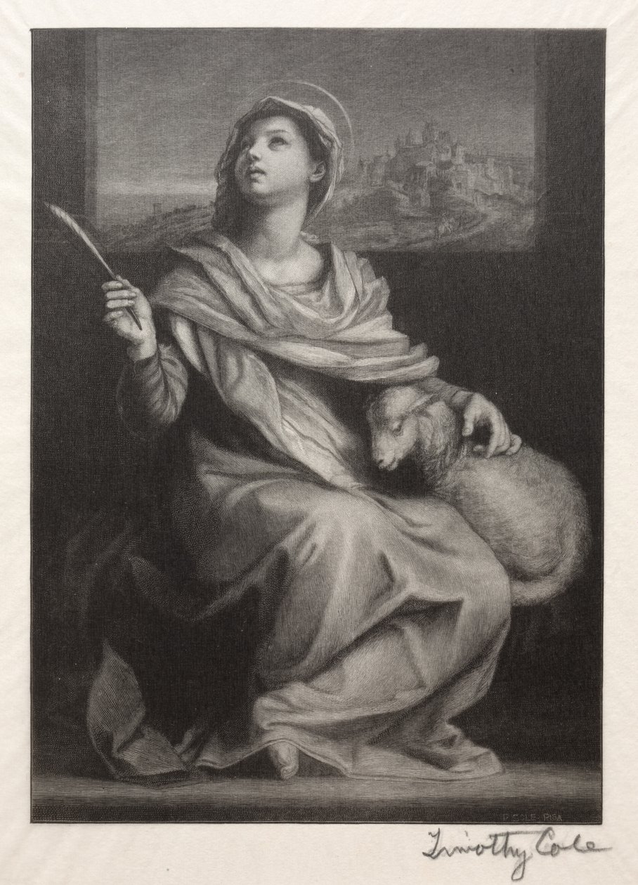 Gamla italienska mästare: St. Agnes, 1888-1892. av Timothy Cole
