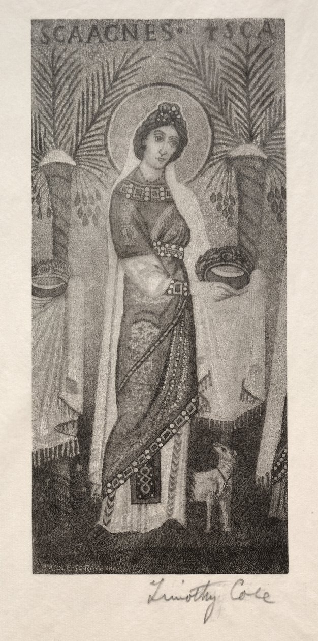 Gamla italienska mästare: St. Agnes, 1888-1892. av Timothy Cole