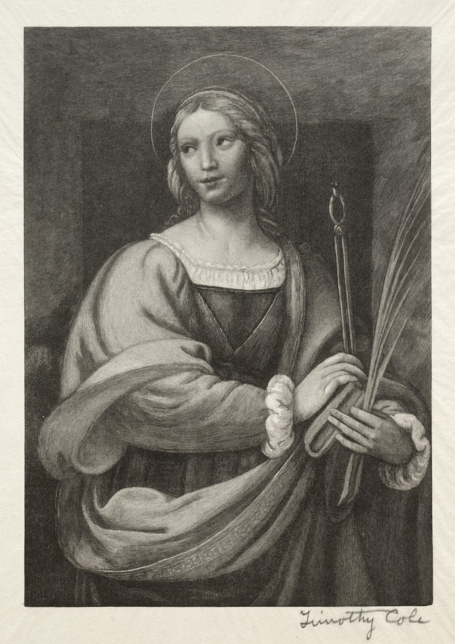 Gamla italienska mästare: St. Apollonia, 1888-1892. av Timothy Cole