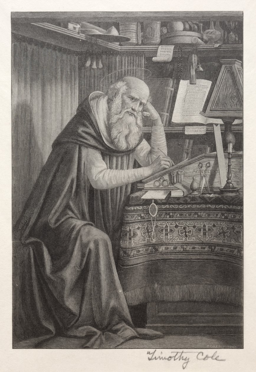 Gamla italienska mästare: St. Hieronymus, 1888-1892. av Timothy Cole