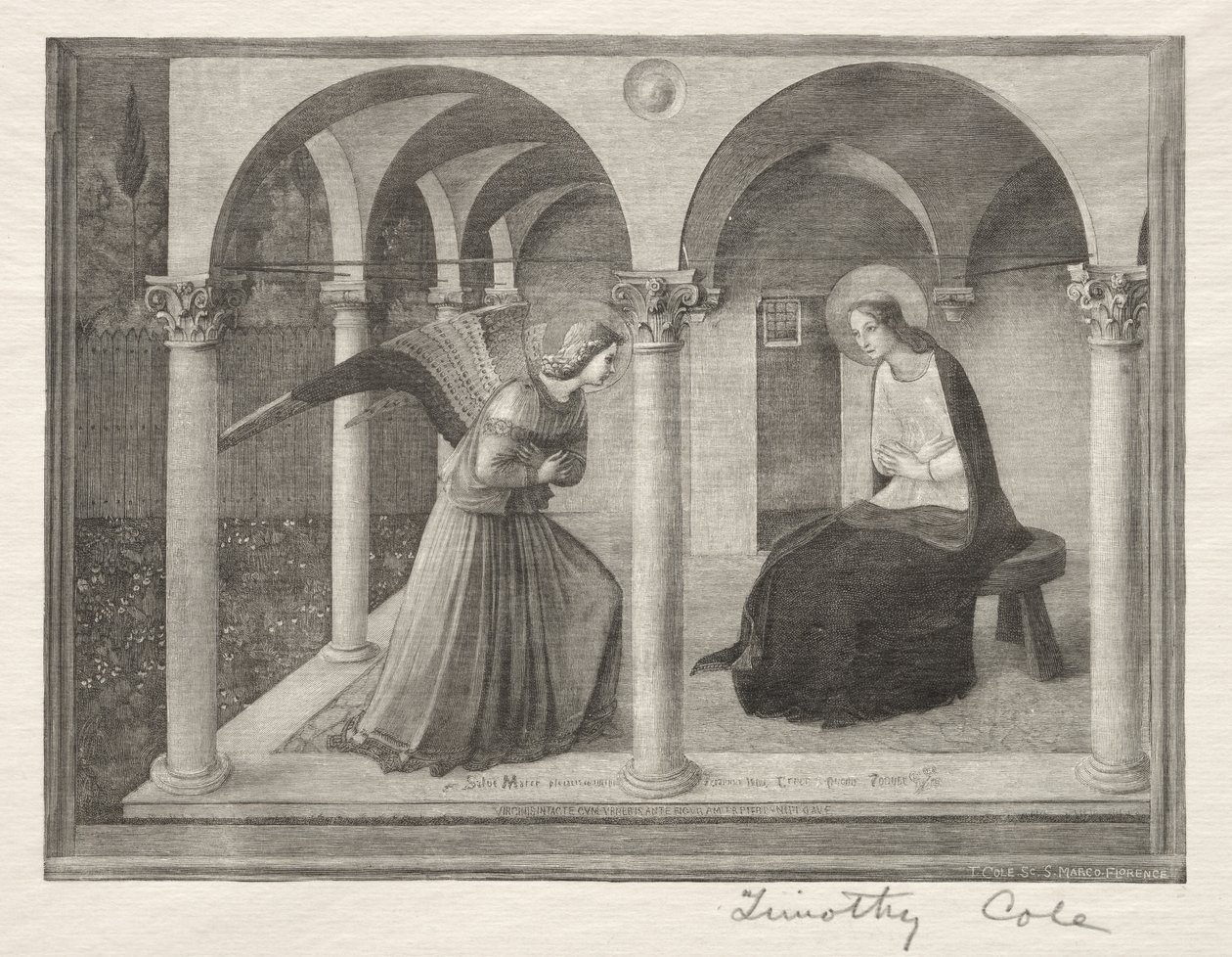 Gamla italienska mästare: Bebådelsen, 1888-1892. av Timothy Cole