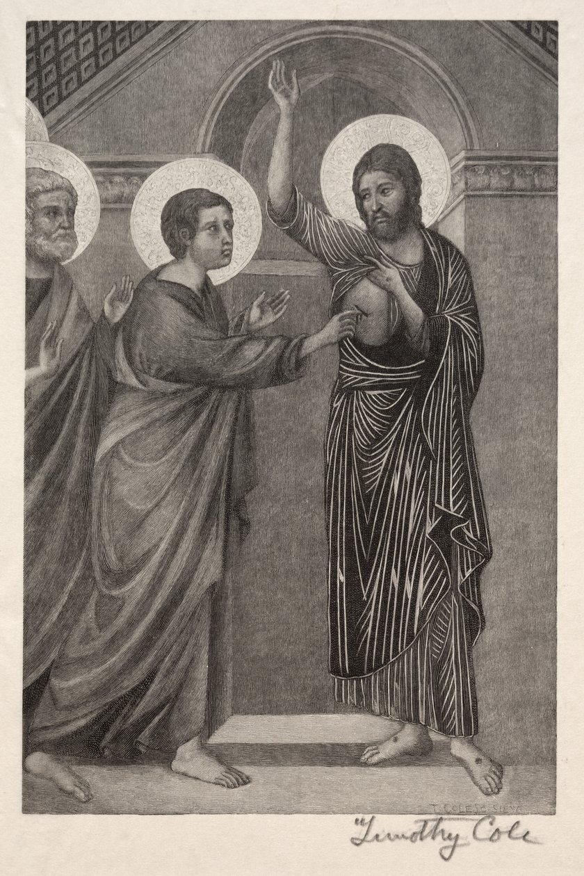 Gamla italienska mästare: The Incredulity of St. Thomas, 1888-1892. av Timothy Cole