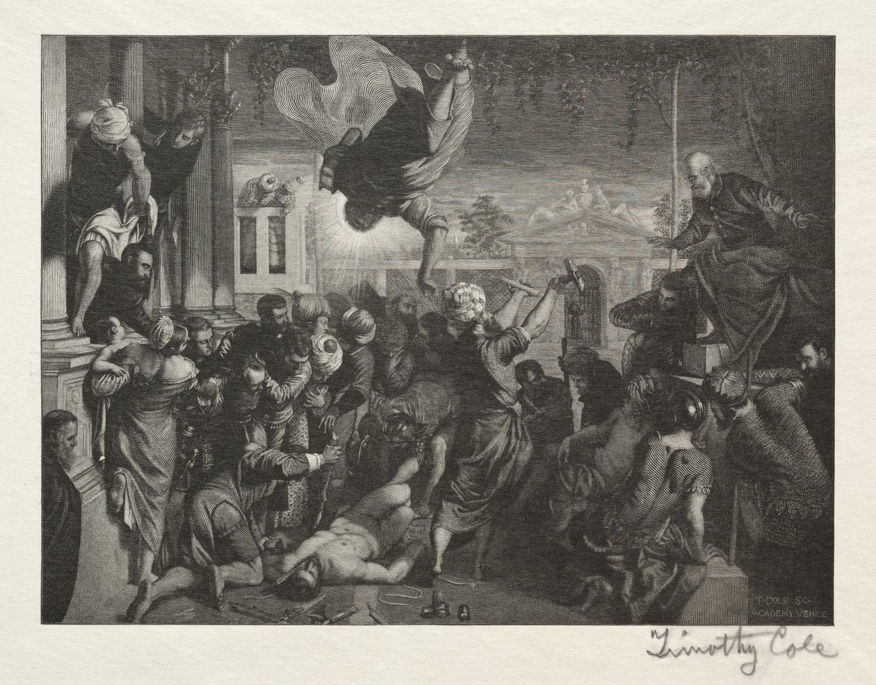 Gamla italienska mästare: Miraklet från Markus, 1888-1892. av Timothy Cole