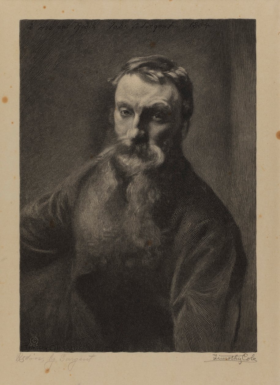 Porträtt av Rodin av Timothy Cole