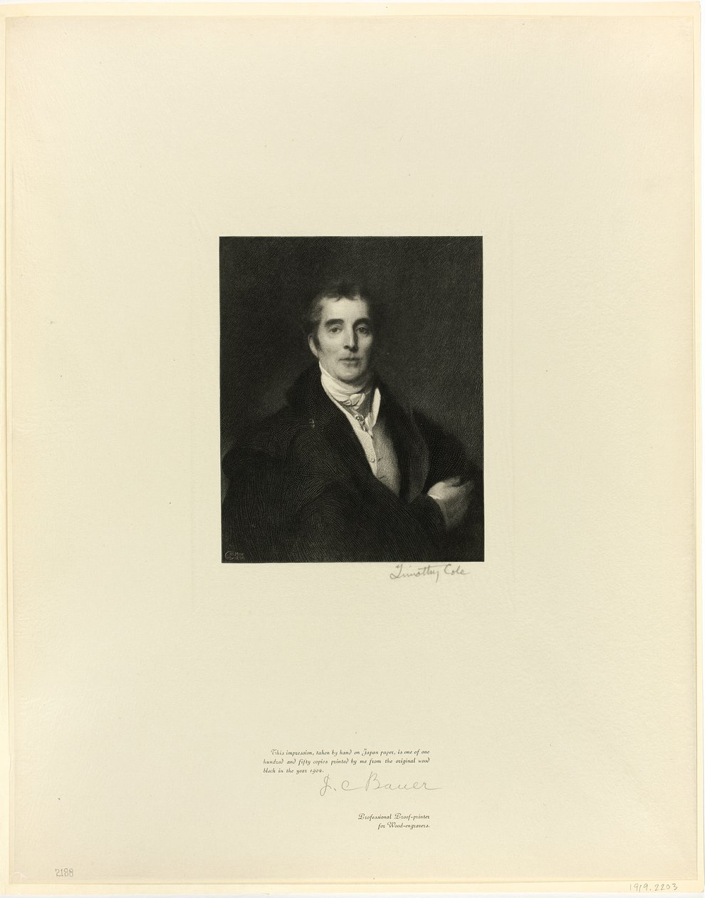 The Duke of Wellington, från Old English Masters av Timothy Cole