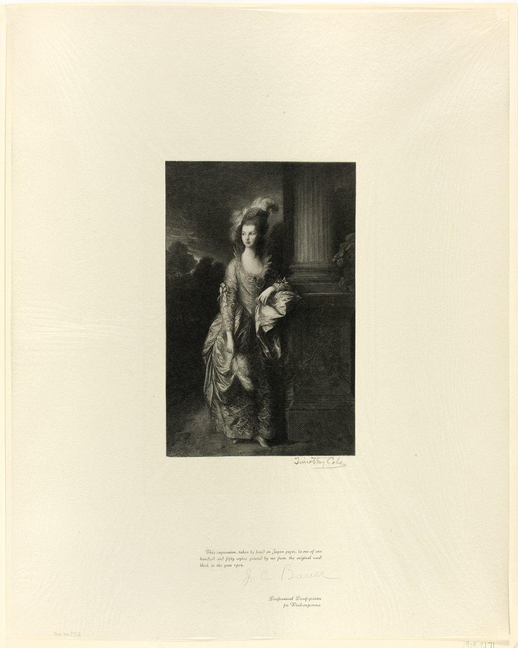 Den ärade fru Graham, från Old English Masters av Timothy Cole