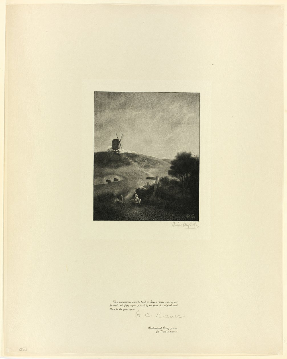 The Windmill, från Old English Masters av Timothy Cole