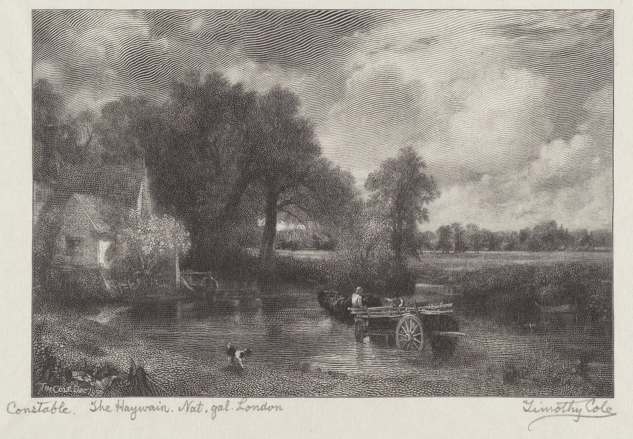 Höbönen av Timothy Cole after John Constable