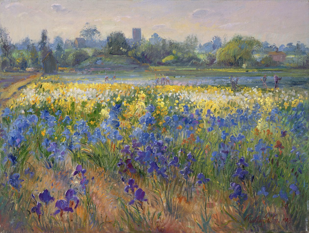 Blue Haze at Burgate, 1993 av Timothy Easton