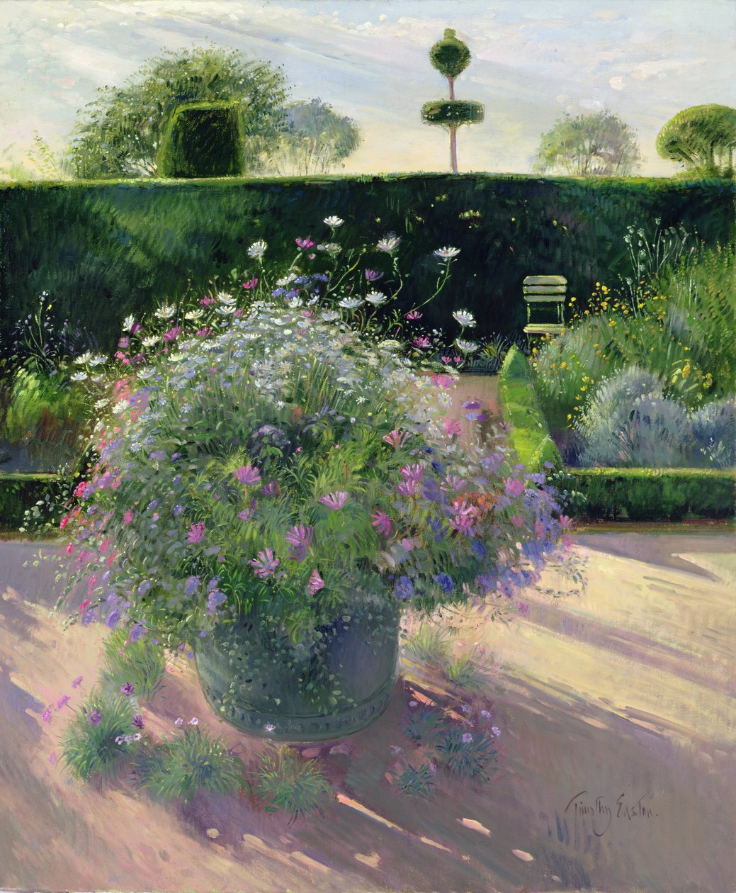 Last Rays Around the Copper (olja på duk) av Timothy Easton