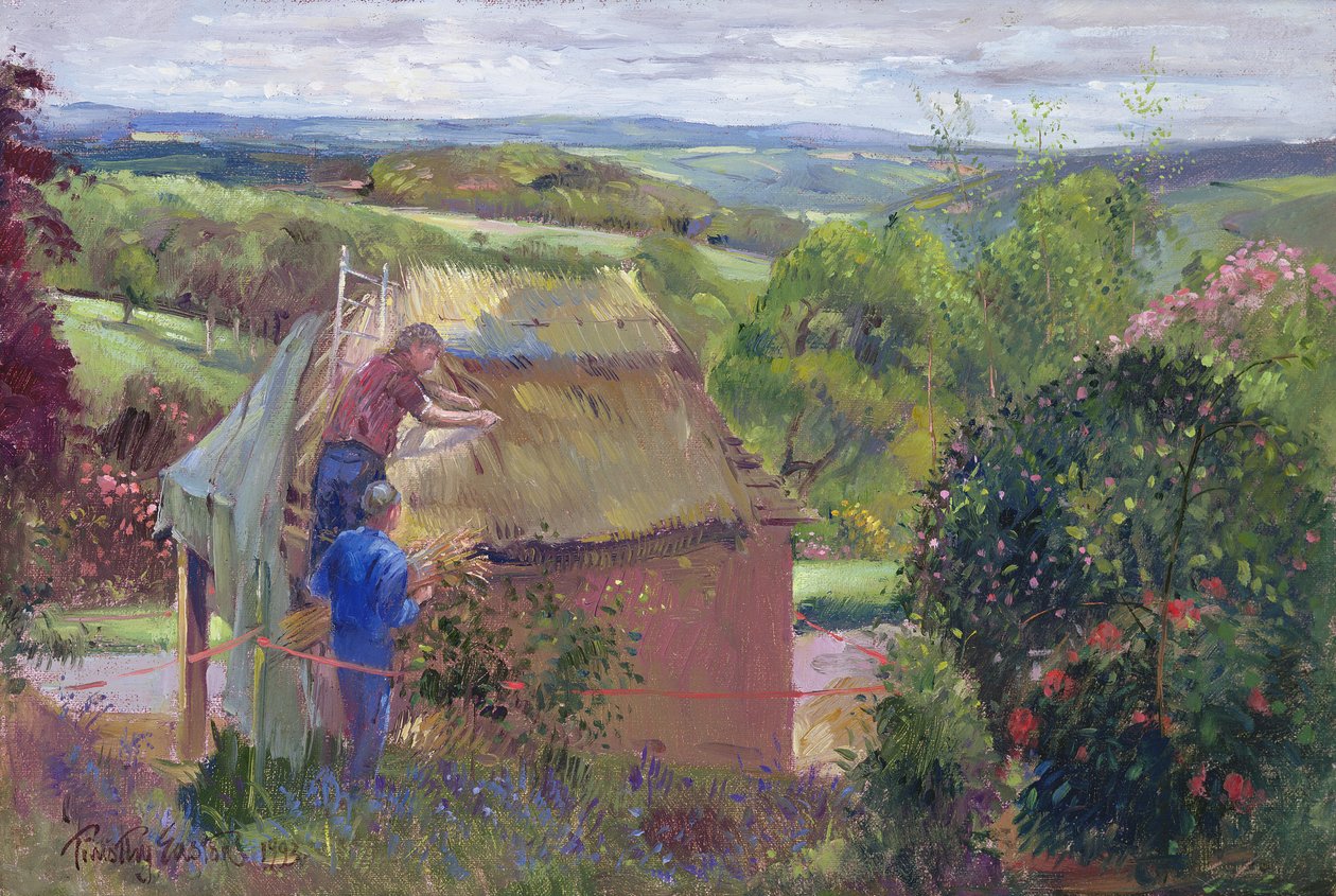 Stängsel av sommarhuset, Lanhydrock House, Cornwall, 1993 av Timothy Easton