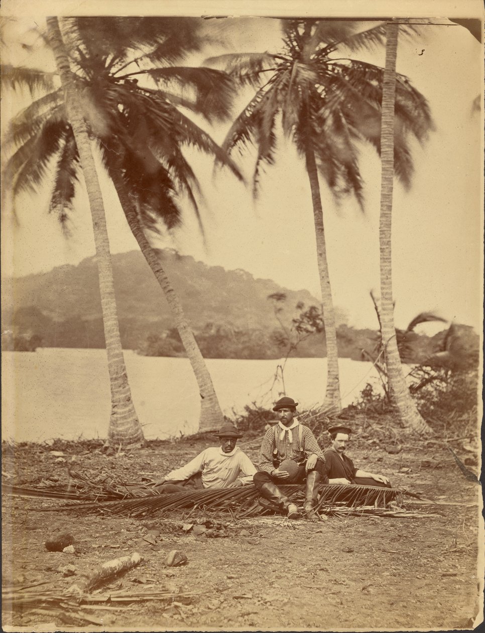 [Besättningsmedlemmar i Selfridge-expeditionen till Isthmus of Darién (Panama)] av Timothy H. OSullivan