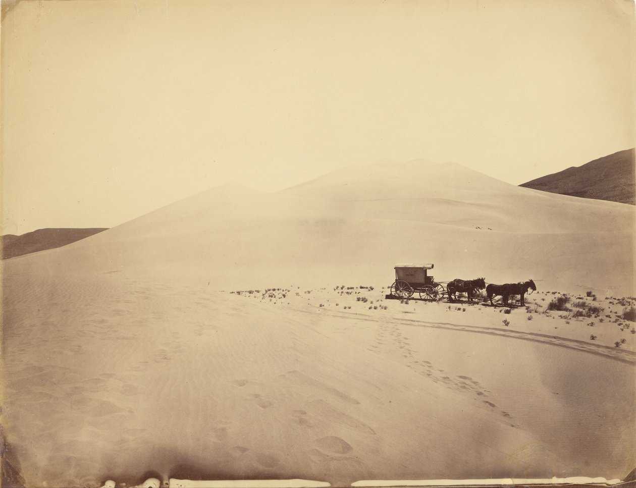 Desert Sand Hills nära Sink of Carson, Nevada av Timothy H. OSullivan