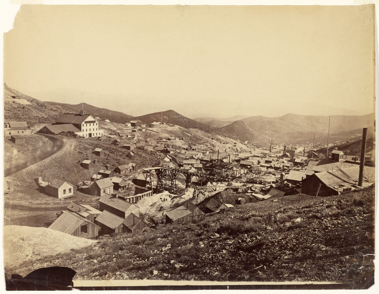 [Gold Hill, West Silver City, Nevada, Silver Peak-bergen] av Timothy H. O