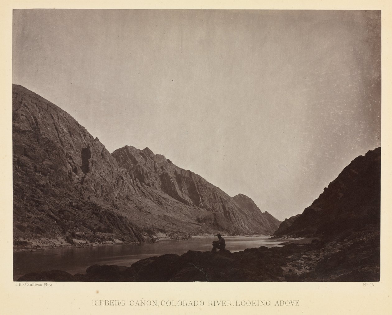 Iceberg Canyon, Coloradofloden tittar ovanför av Timothy H. O