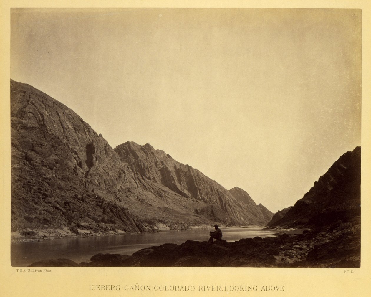 Iceberg Cañon, Coloradofloden, utsikt ovanför av Timothy H. O