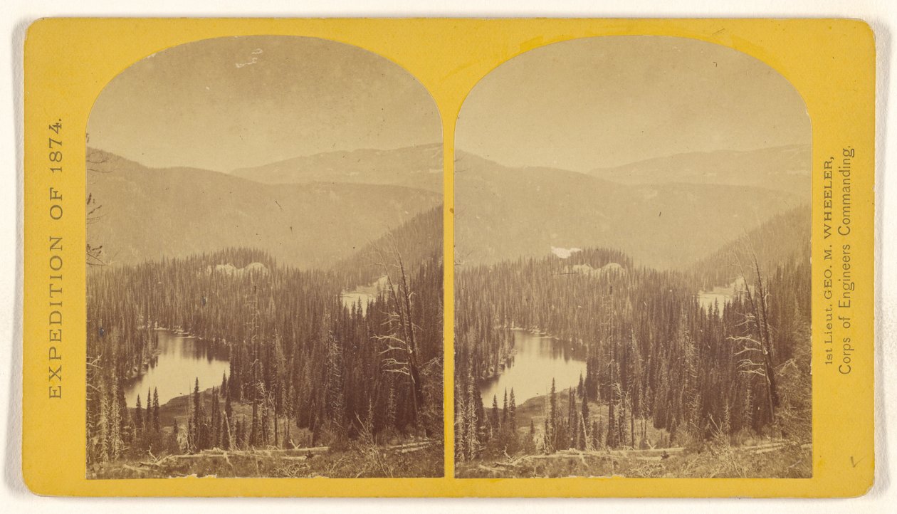 Förlorade sjöar, vid Conejos Canyons övre del i Colorado, i Sierra San Juan-bergen, nära vattendelaren mellan Conejos och South Fork... av Timothy H. O