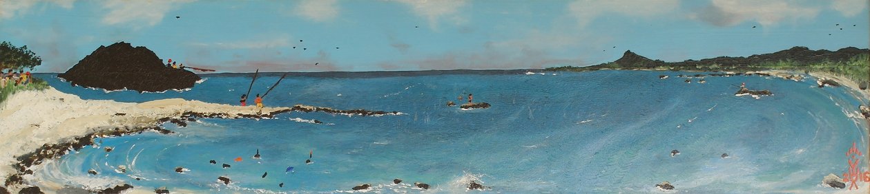 Skillnaden en dag gör(del ett), 2010, olja på duk av Timothy Nathan Joel