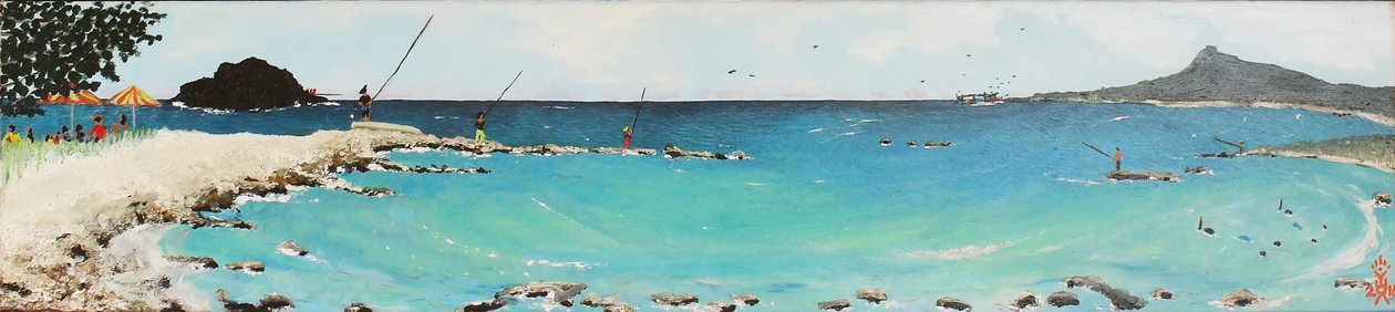 Skillnaden en dag gör (del två), 2010, olja på duk av Timothy Nathan Joel