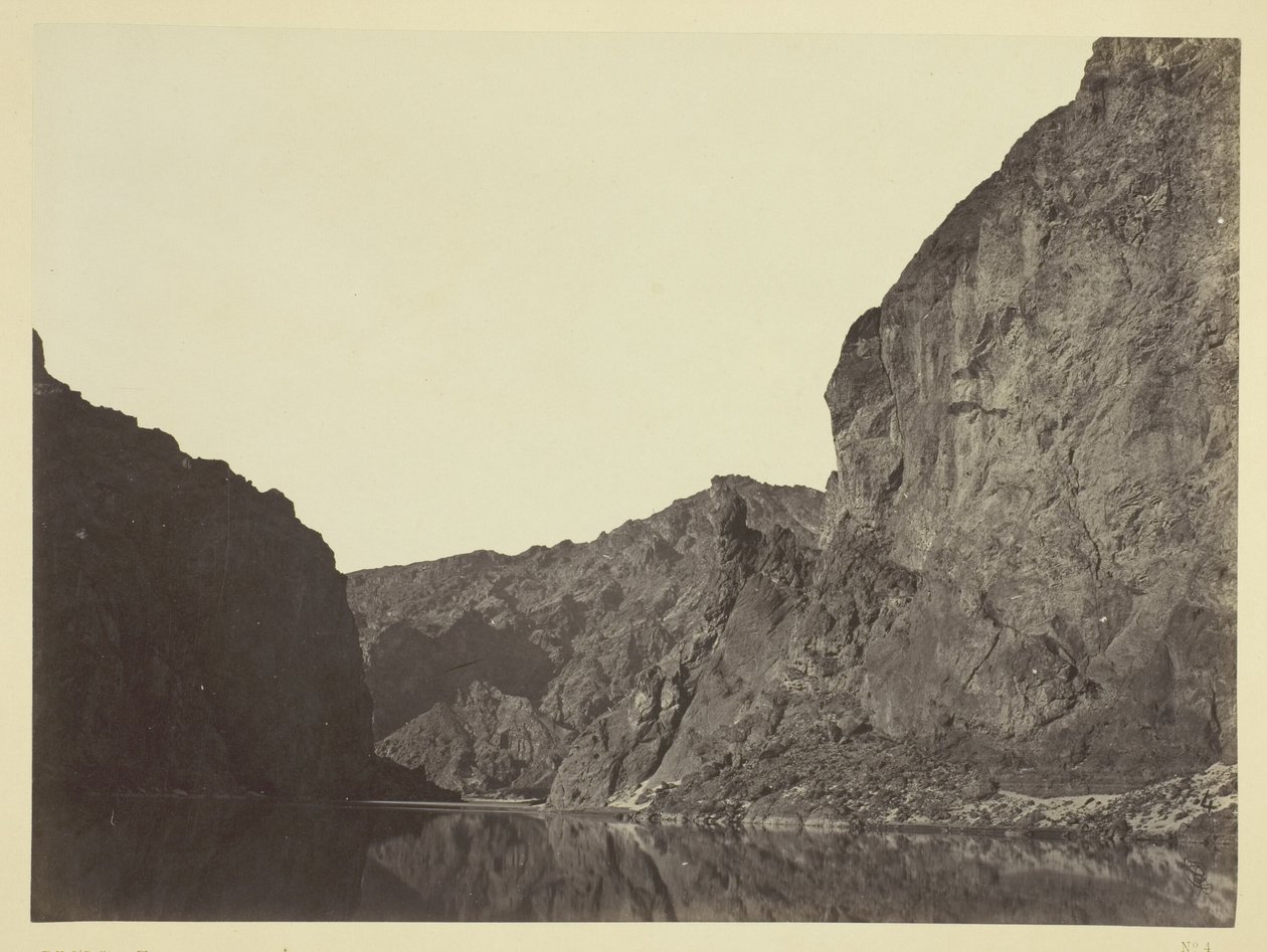 Black Cañon, Coloradofloden, vy nedanför från Big Horn Camp av Timothy O