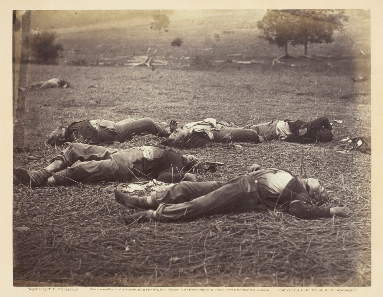 Fältet där general Reynolds föll, Gettysburg av Timothy O