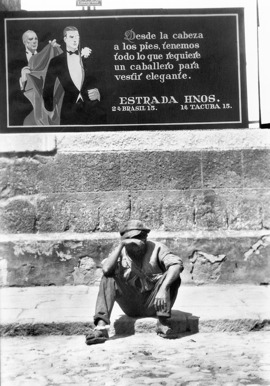 Elegans och elände, Mexico City, 1928 av Tina Modotti