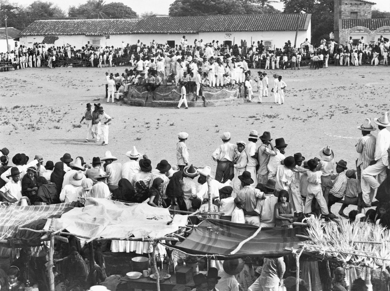 Fiesta i Juchitan, Oaxaca, Mexiko, ca 1927 av Tina Modotti