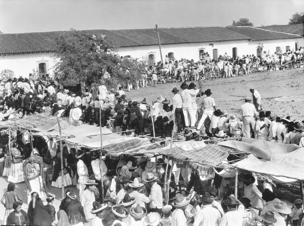 Fiesta i Juchitan, Oaxaca, Mexiko, ca 1927 av Tina Modotti