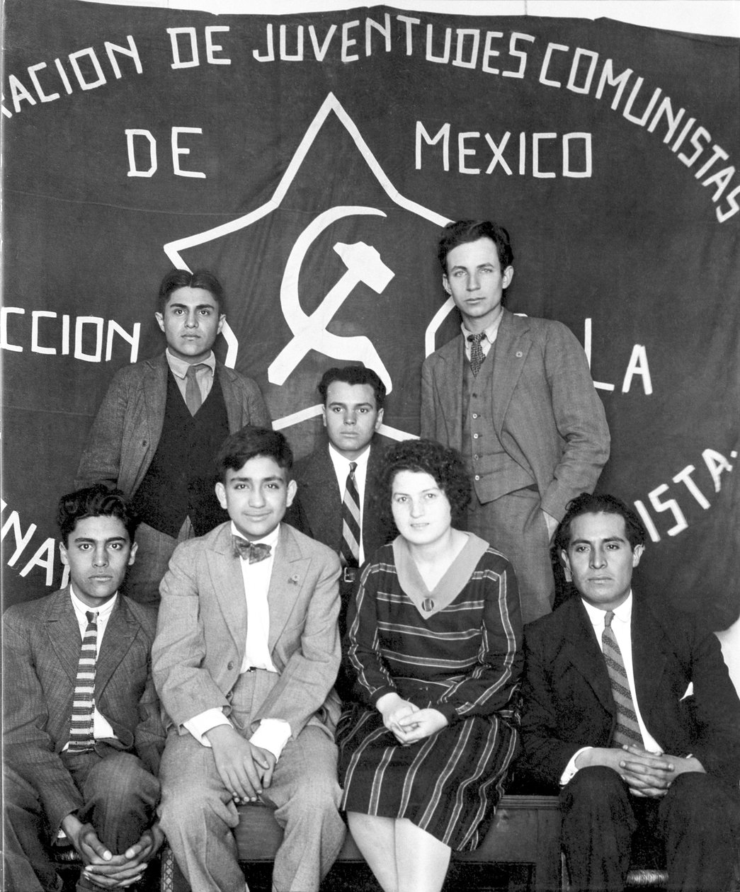 National Committee of Youth Organization of the Communist Party of Mexico, Mexico City, 1928 av Tina Modotti