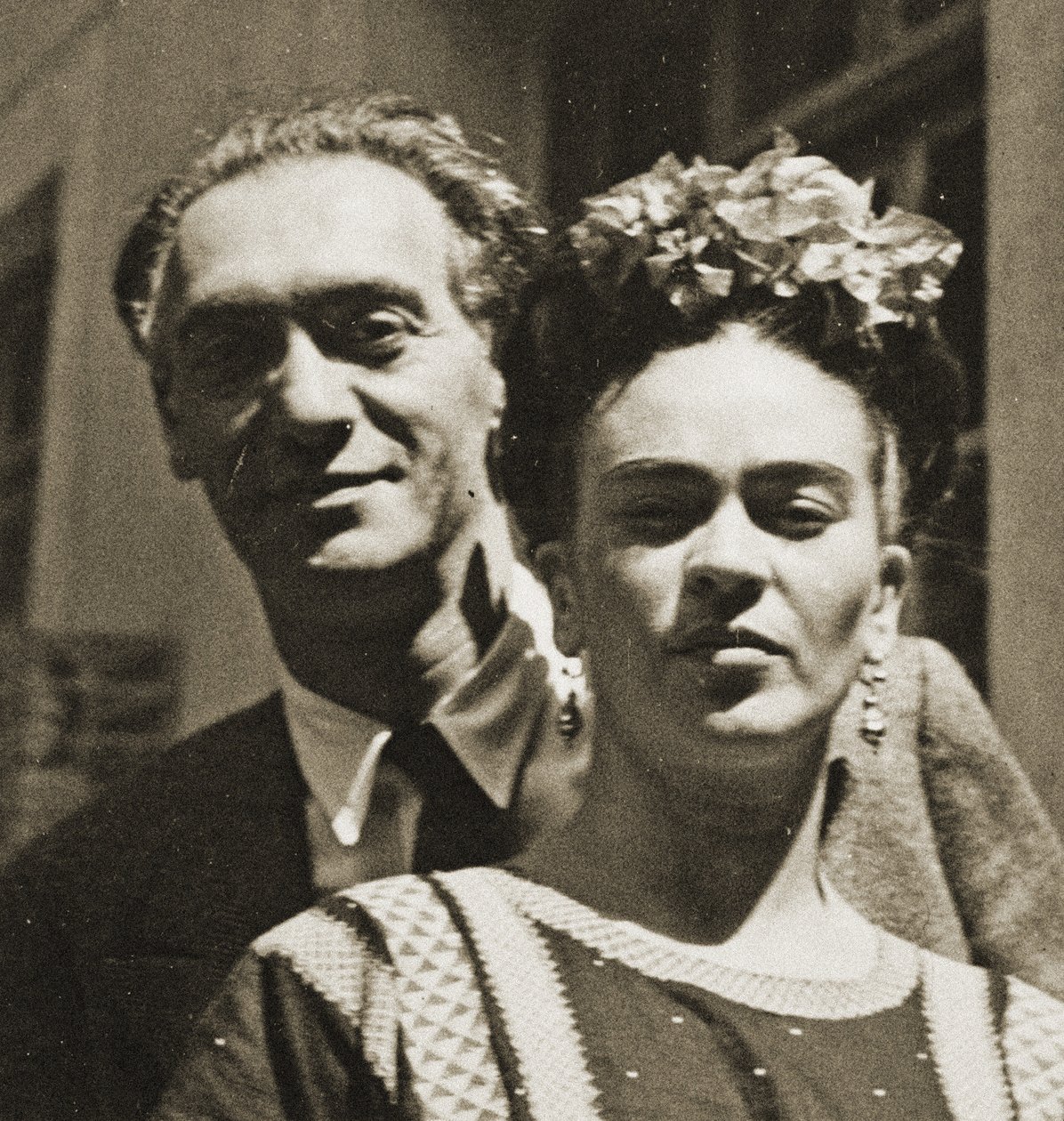 Porträtt av Nickolas Muray och Frida Kahlo, New York c.1928 av Tina Modotti