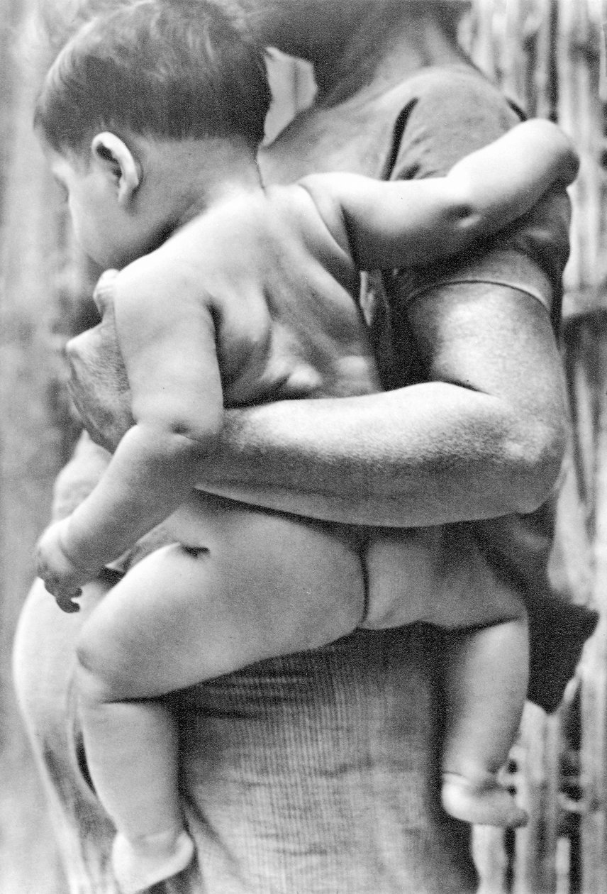 Kvinna med barn, Tehuantepec, Mexiko, 1929 av Tina Modotti