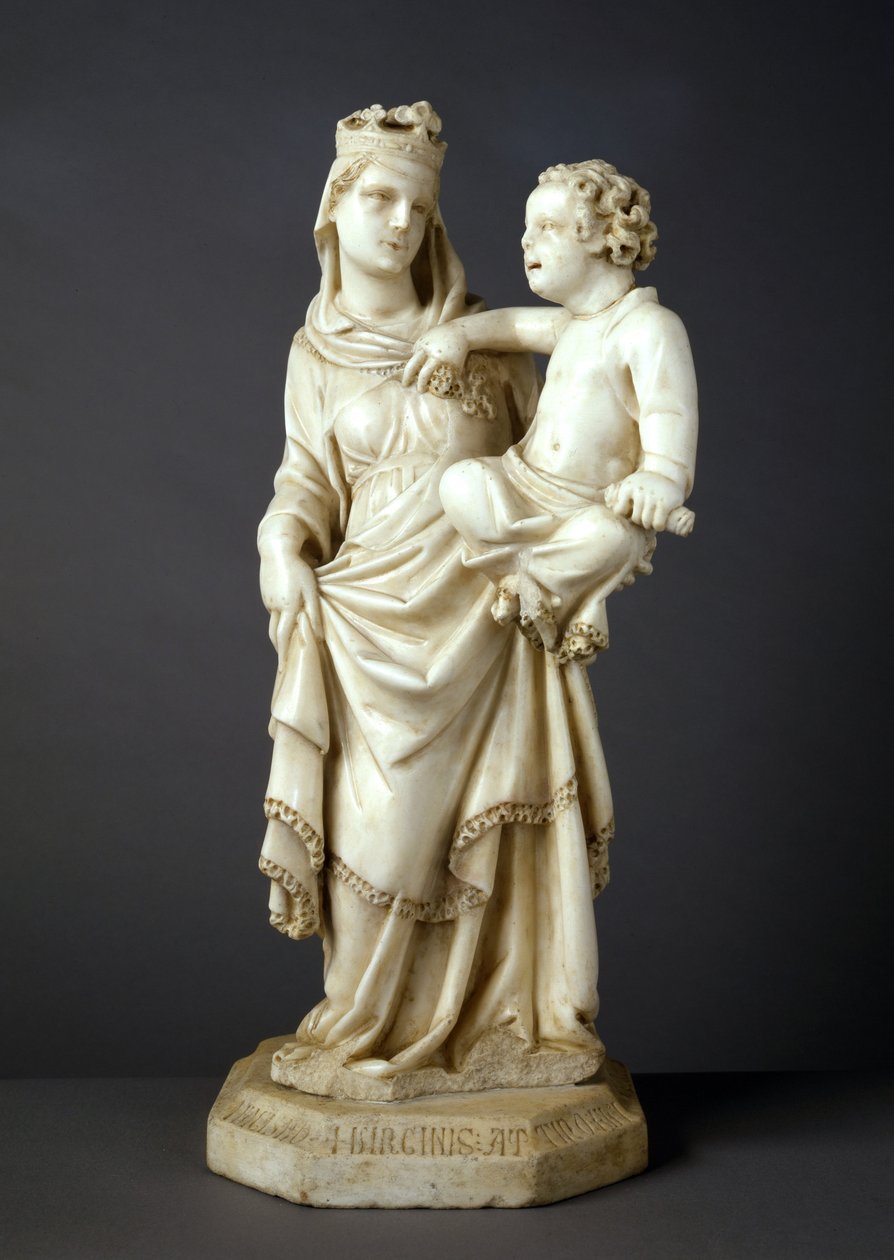Madonna and child av Tino di Camaino