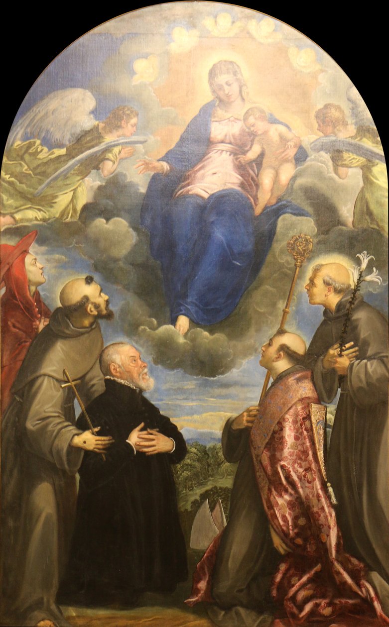 Jungfru i ära av Tintoretto