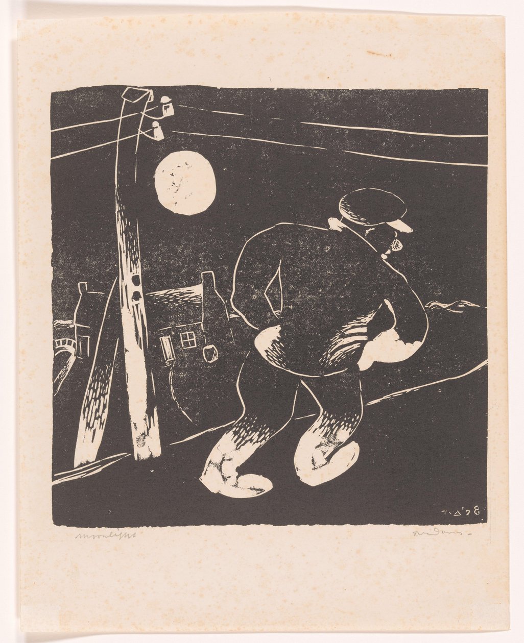 Moonlight (originaltitel på objekt) av Tinus van Doorn (signed by artist)