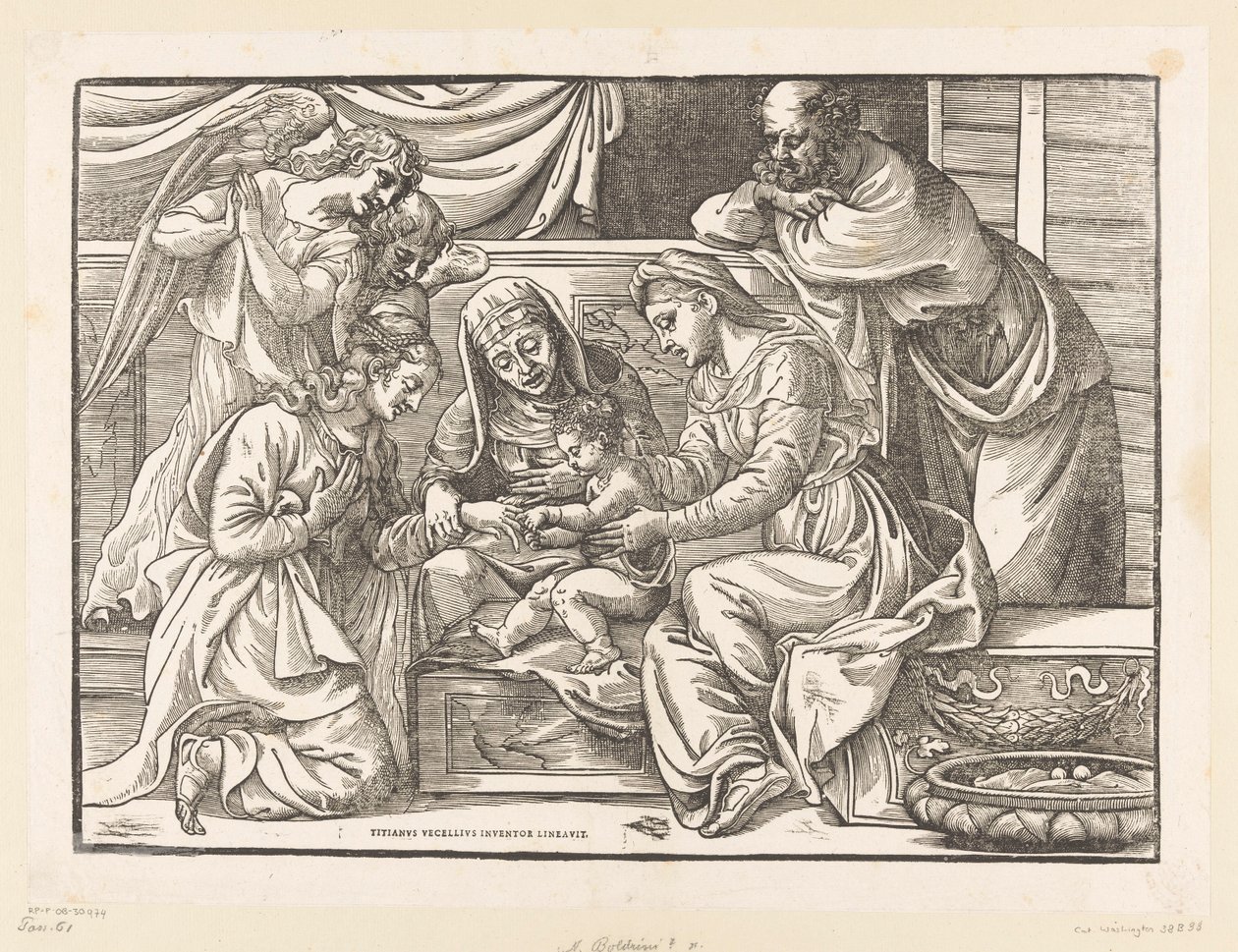 Mystiska äktenskap av Saint Catherine av Titiaan