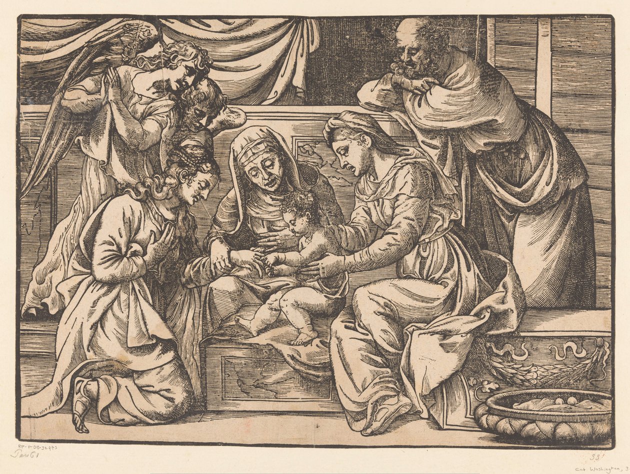 Mystiska äktenskap av Saint Catherine av Titiaan